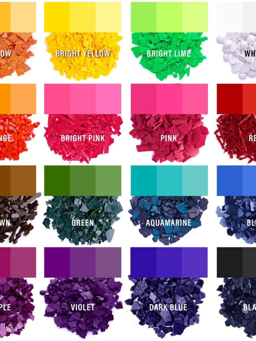Candle Wax Dye for Soy Wax Candle Making - 16 Vivid Candle Dye Coloring Chips – - Picture 1 of 8
